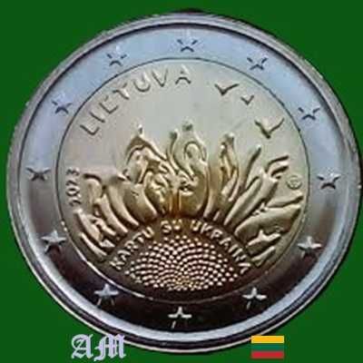 Lituânia 2€ Juntos pela Ucrânia
