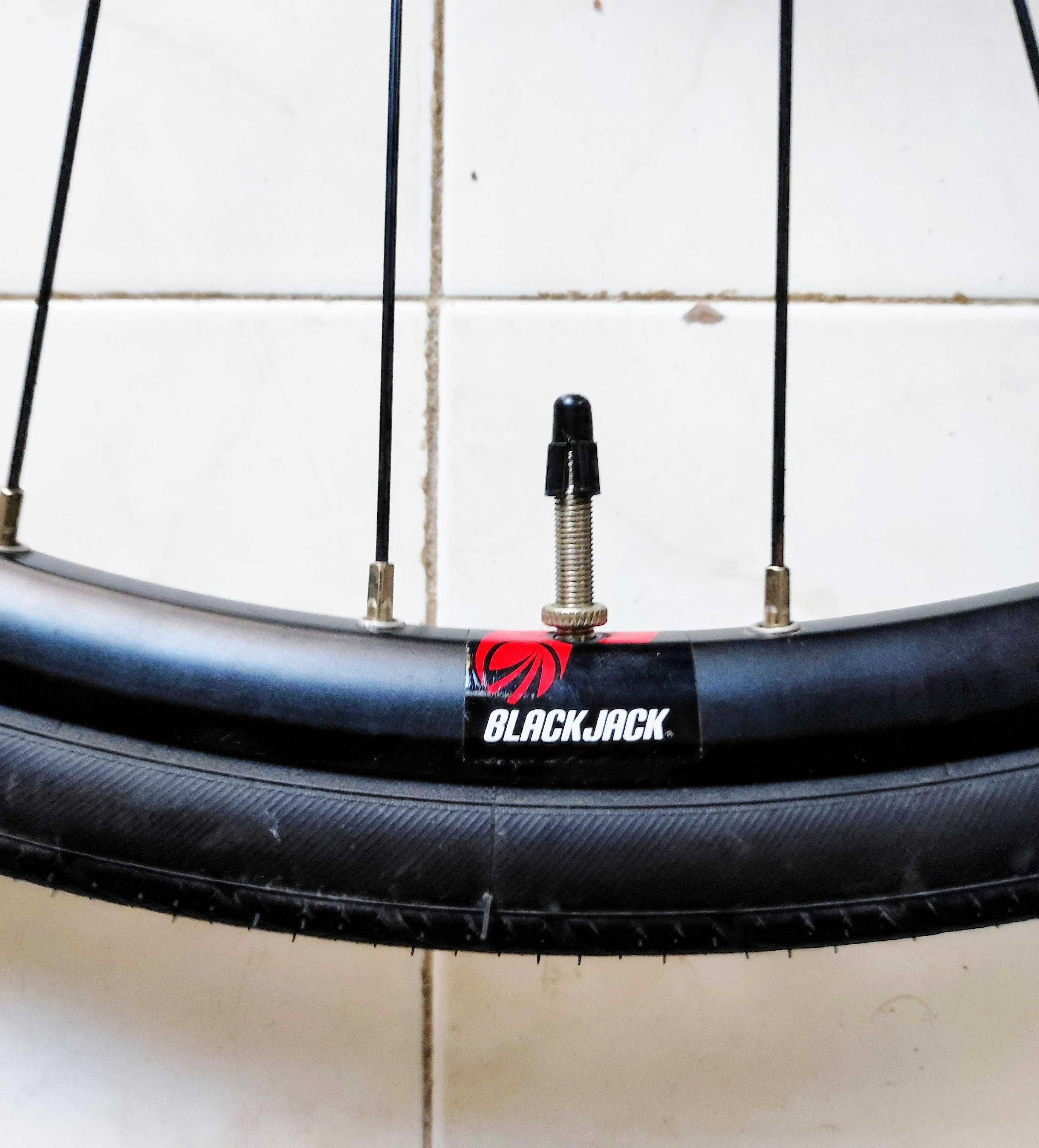 Duas rodas de bicicleta completas (Black Jack)