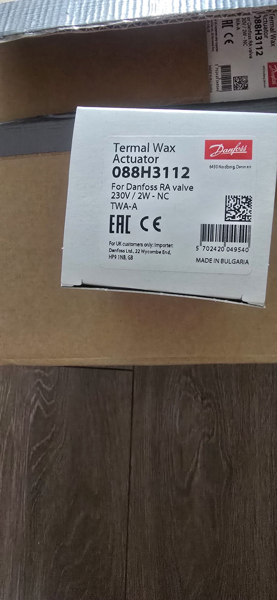 Siłowniki termiczne Danfoss