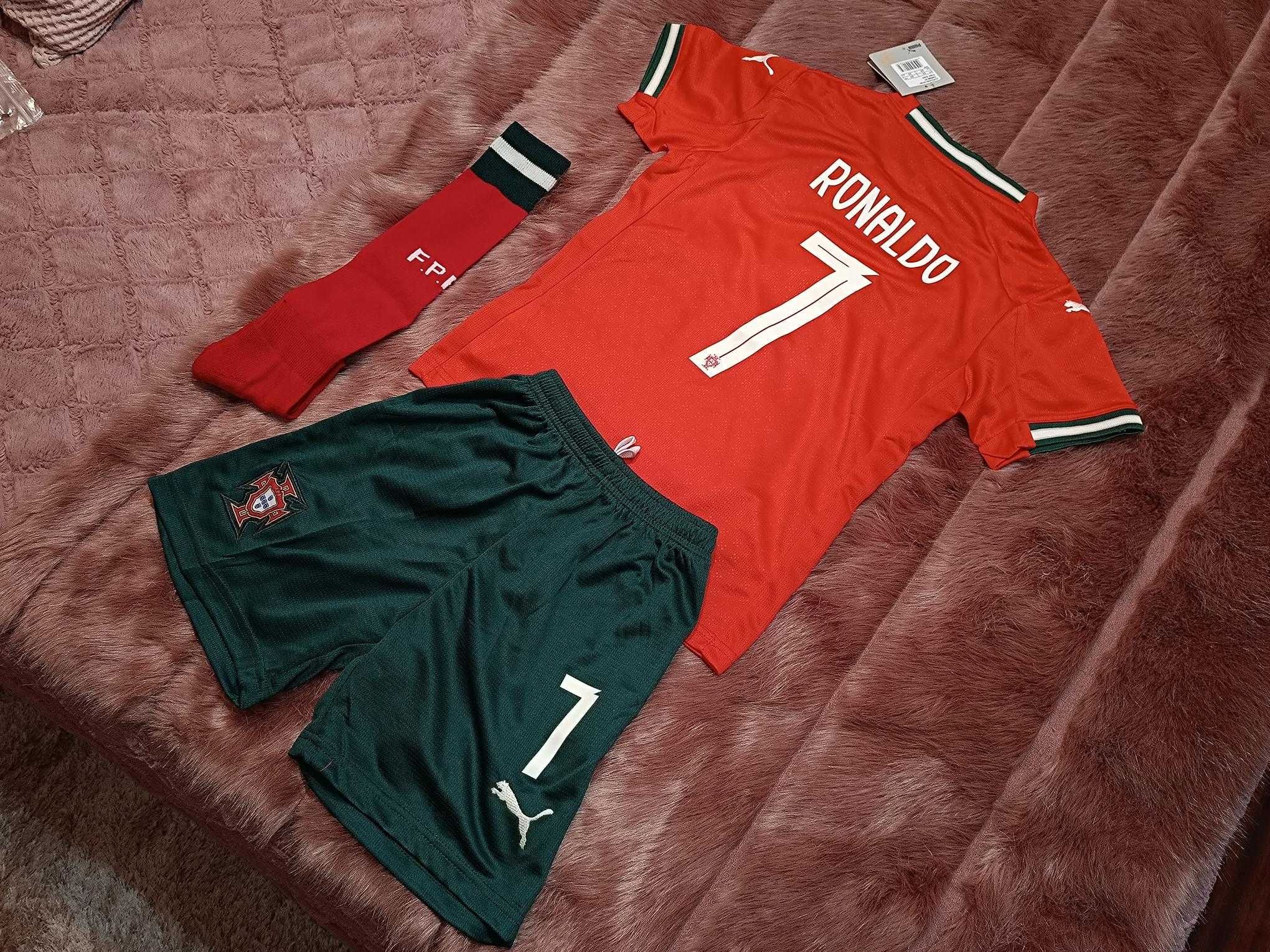 Camisola Criança RONALDO Equipamento PORTUGAL | NOVO