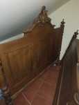 Cama antiga do início do século xx