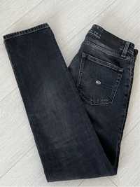 Tommy jeans spodnie jeansowe męskie /młodzieżowe czarne logo 28/32