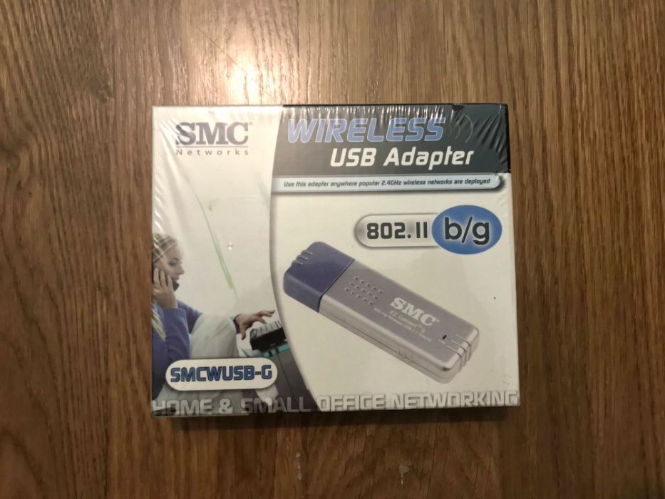 Adaptador wireless USB 802.11 b/g SMC Networks - NOVO