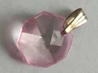 Zawieszka, wisiorek Swarovski STRASS Octagon ROSALINE 14 mm