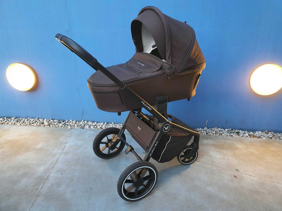 Wózek Muuvo Quick 3.0 Jet Black + Gondola