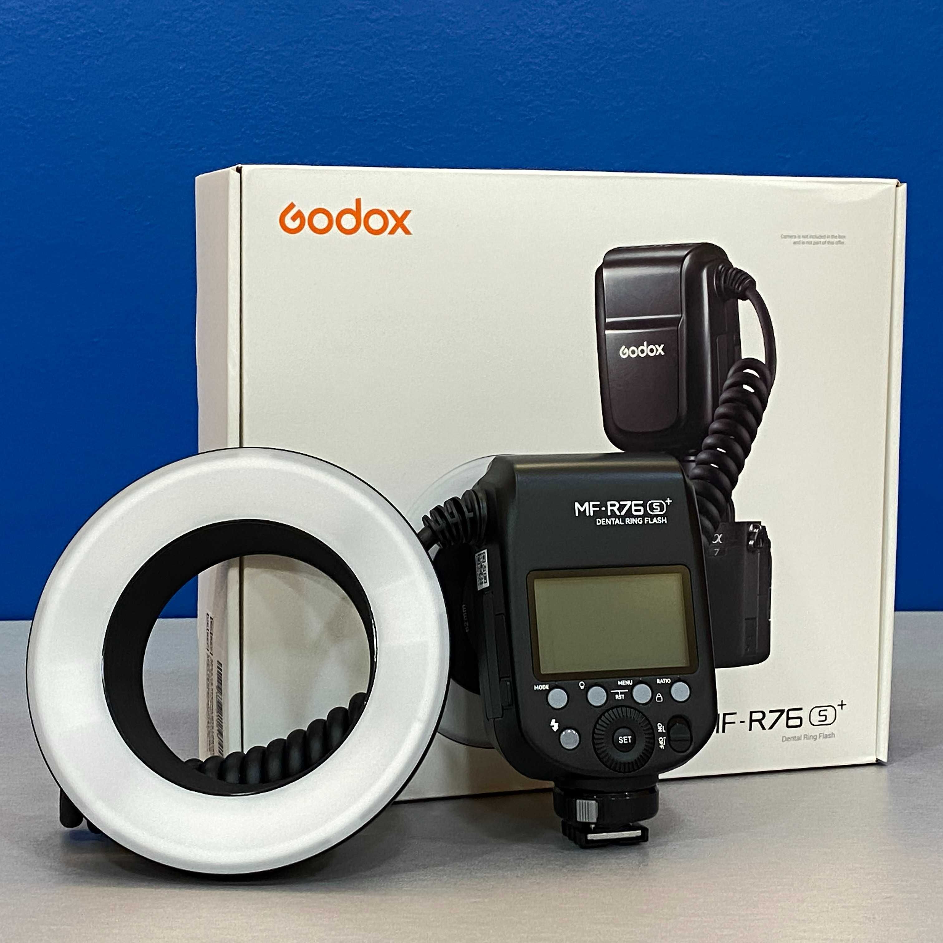 Godox MF-R76S+ Dental Ring Flash (Sony) - NOVO - 3 ANOS DE GARANTIA