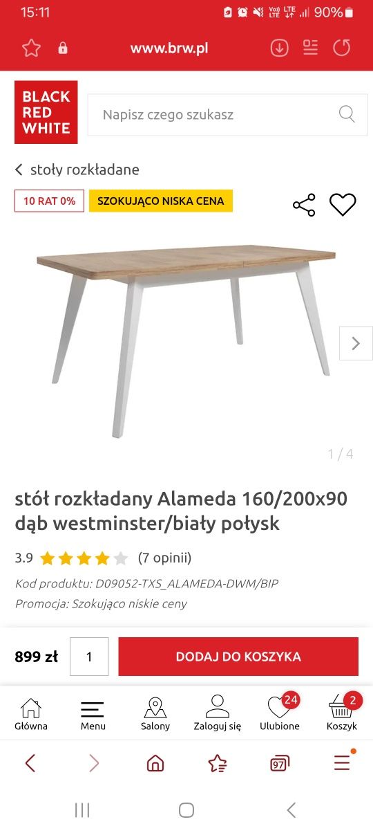 Stół BRW używany