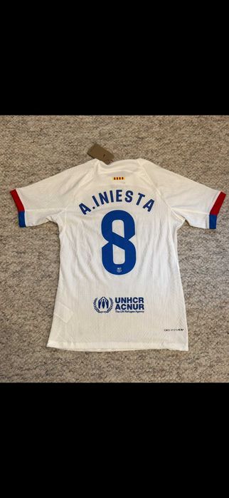 NIKE FC Barcelona Koszulka Piłkarska INIESTA Rozmiar: M PLAYER VERSION