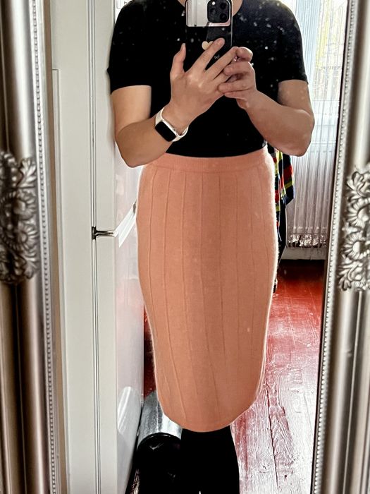 Шерстяная юбка, р.М, очень теплая и красивая