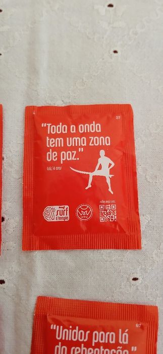 Pacotes de açúcar Surf é terapia