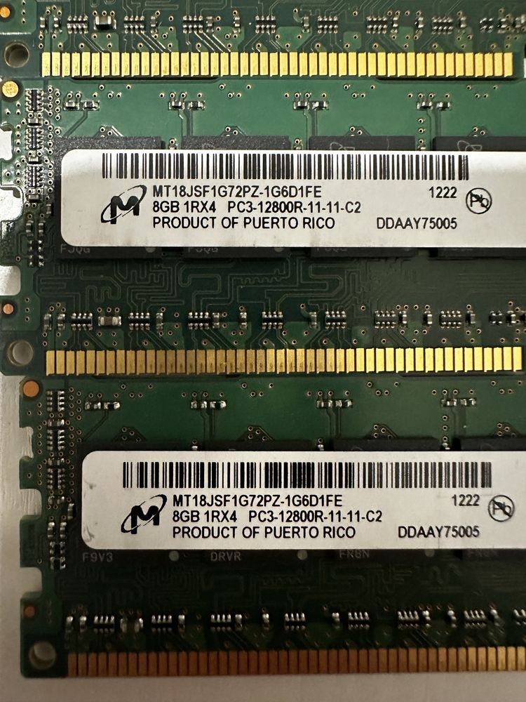 Серверная память HPE Samsung 8gb DDR3-1600 pc3-12800R rdimm ecc (x79)