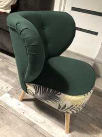 Fotel zielony fikusny