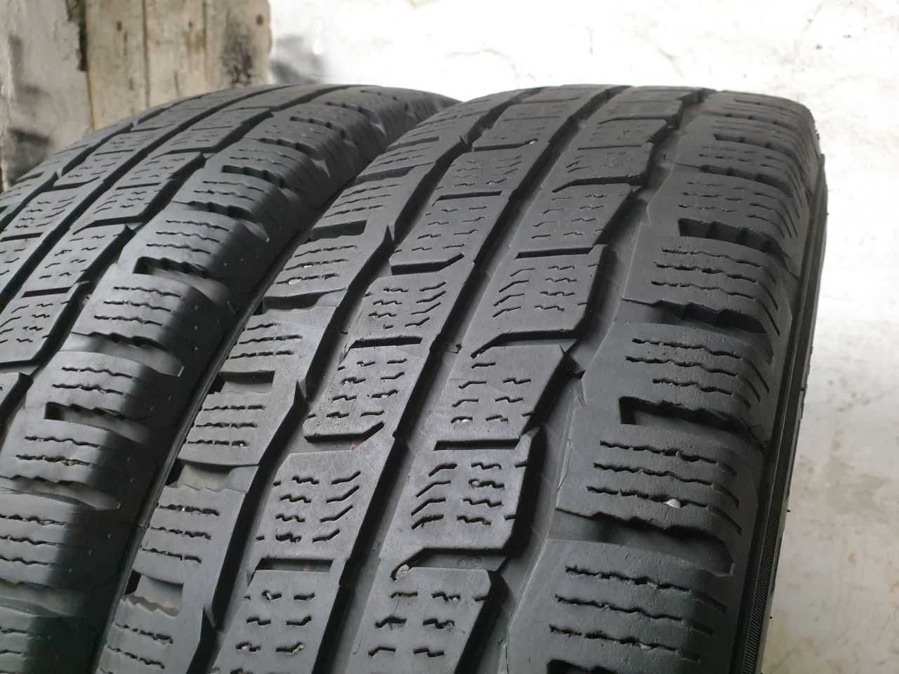 Dwie Opony zimowe 225/75R16C 6,4mm Kumho Winter PorTran CW51