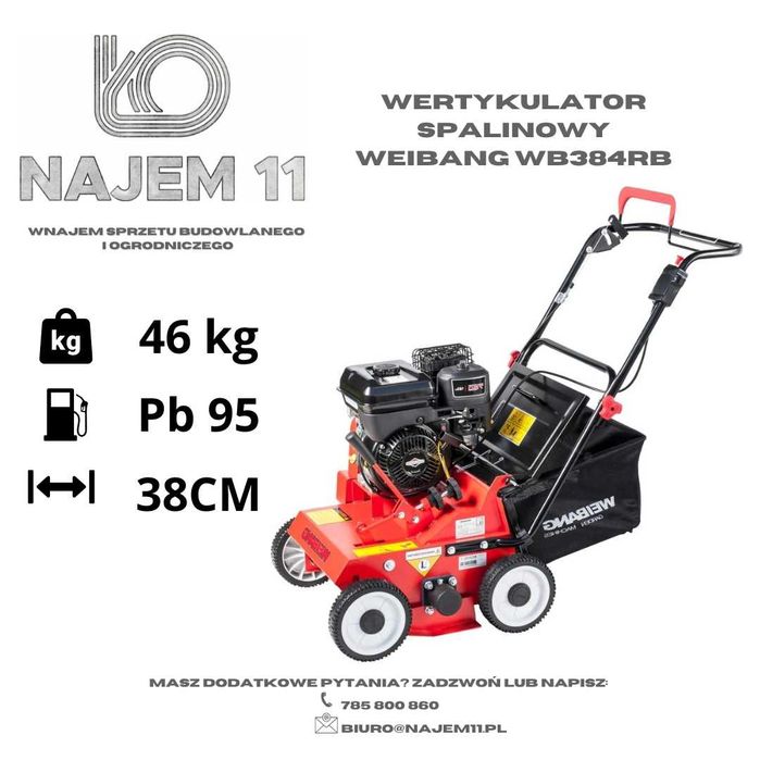 ***WYNAJEM - Wertykulator spalinowy***