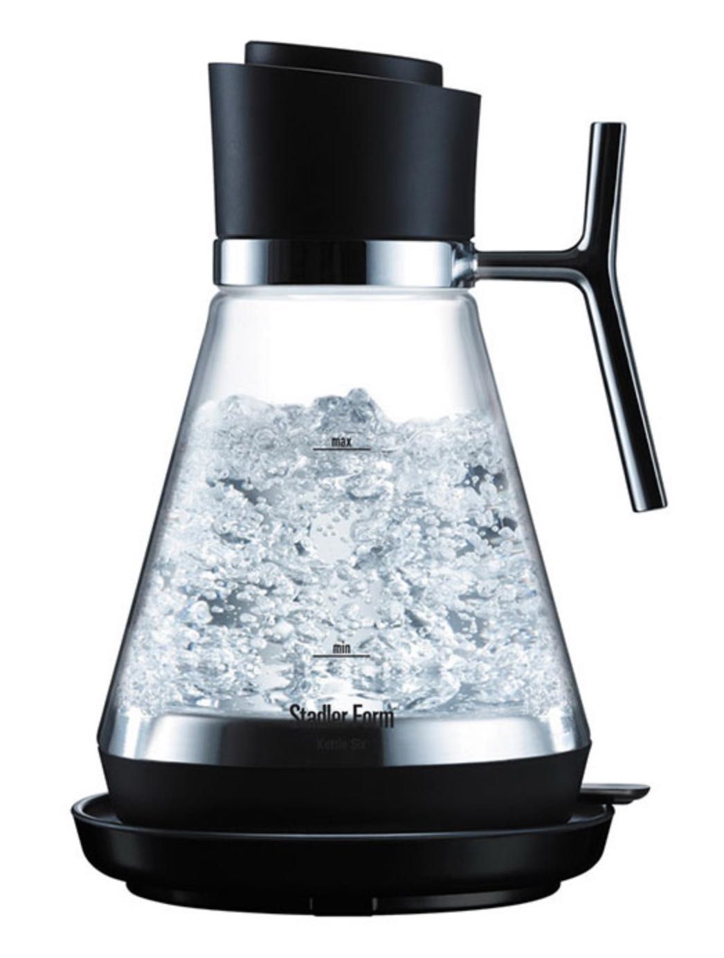 Чайник електрочайник Stadler Form Kettle Six, Black скло