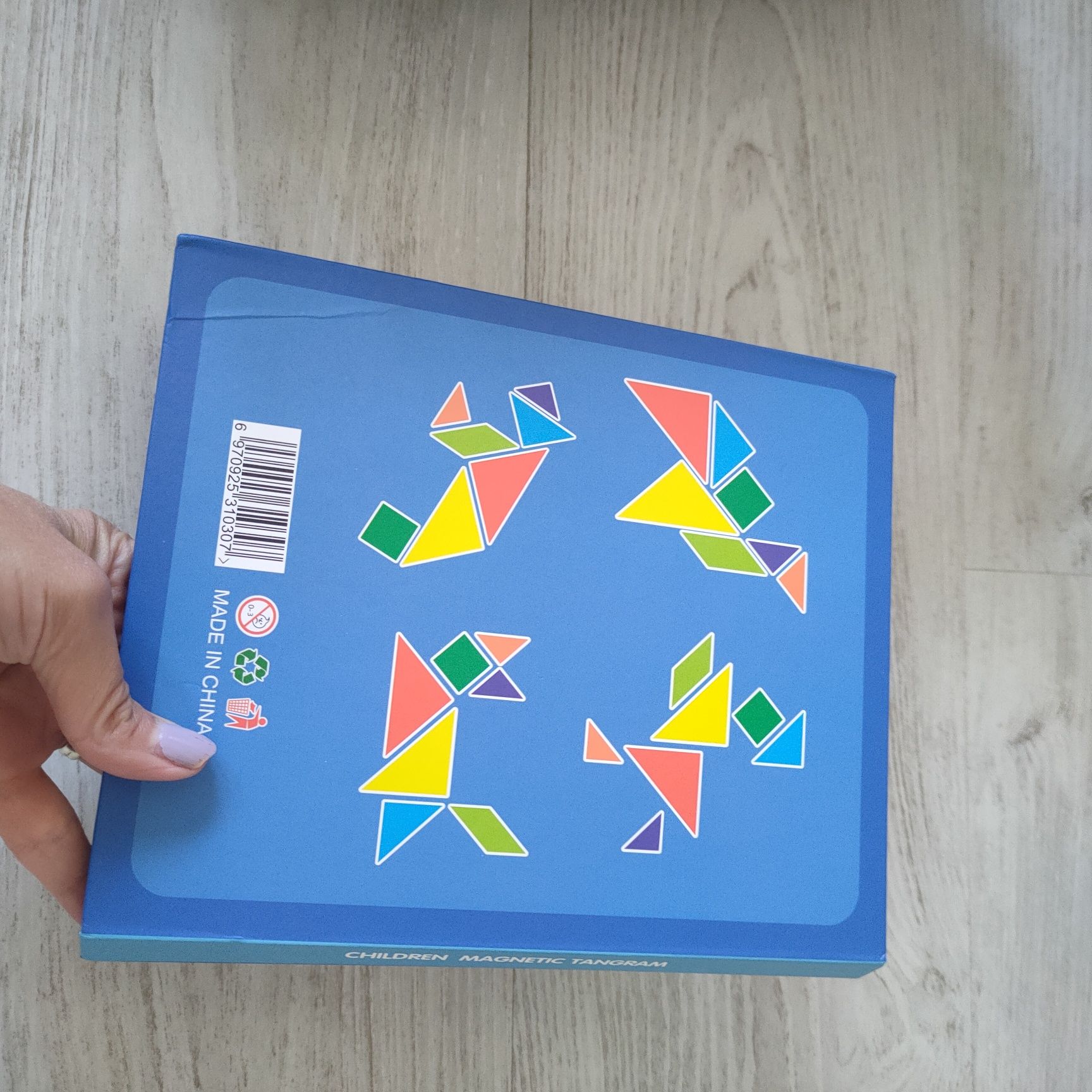 Tangram układanka magnetyczna montesori