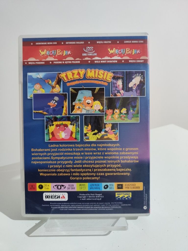Trzy misie Przygoda w zaczarowanym lesie DVD