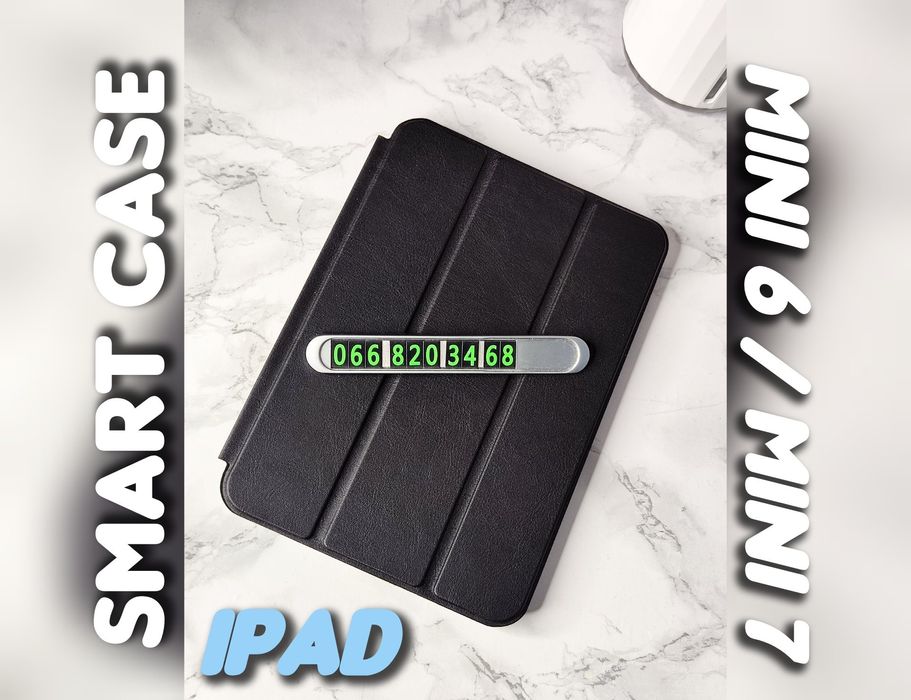 Чехол книжка Smart Case на планшет iPad Mini 6 7 кожаный