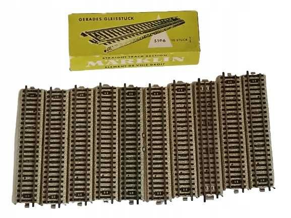 Szyny, HM-H0-Märklin 10 prostych szyn M, #5106