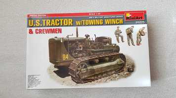 Model plastikowy U.S. TRACTOR w/Towing WINCH  1: 35 firma Mini Art