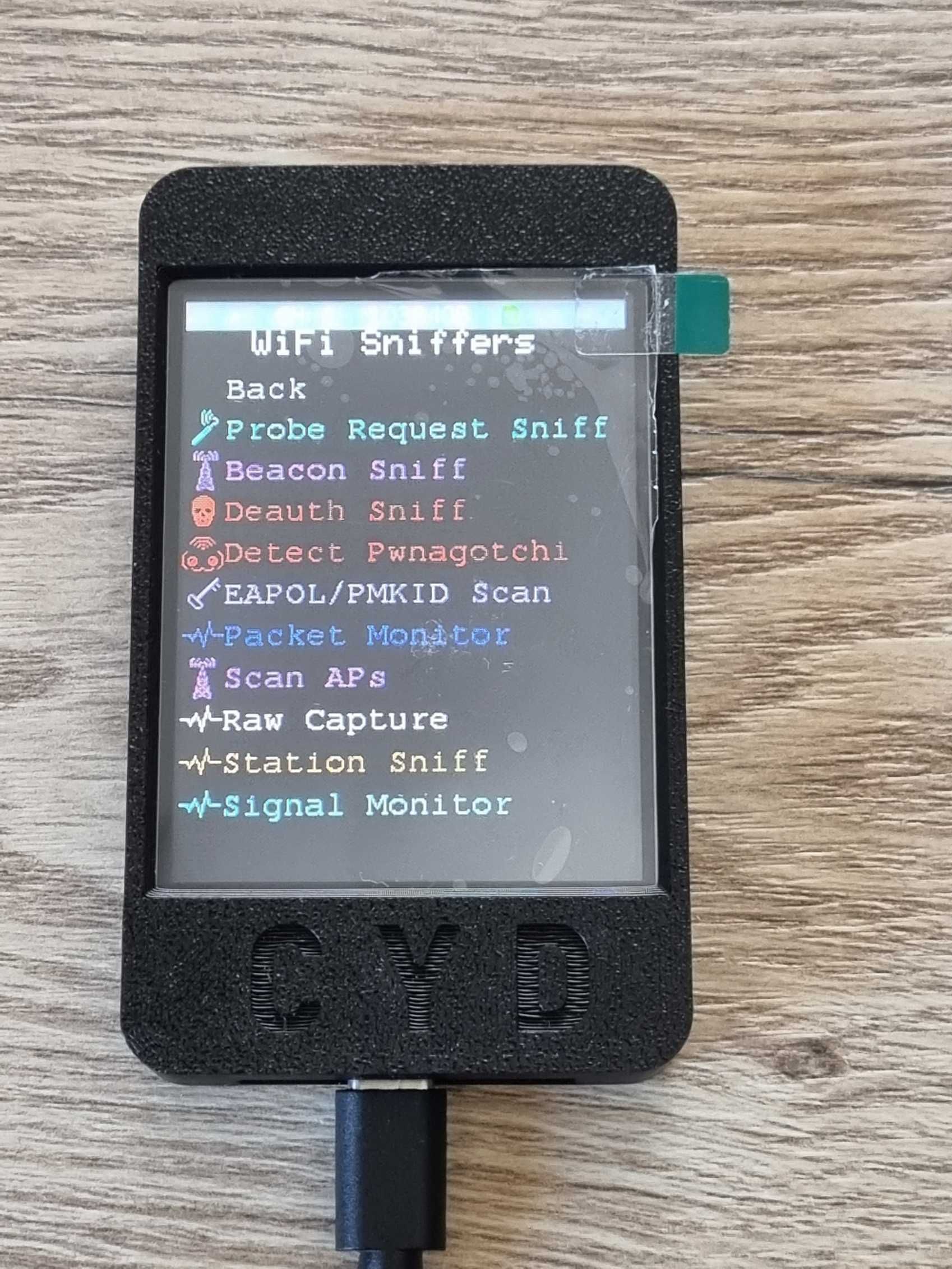 ESP32 Maruder WiFi/Bluetooth Pentest Tool