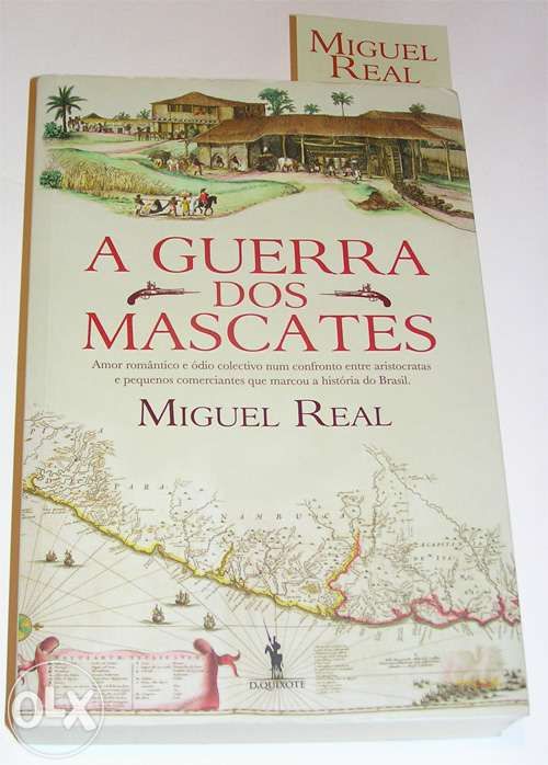 Livro A Guerra dos Mascates de Miguel Real (NOVO)