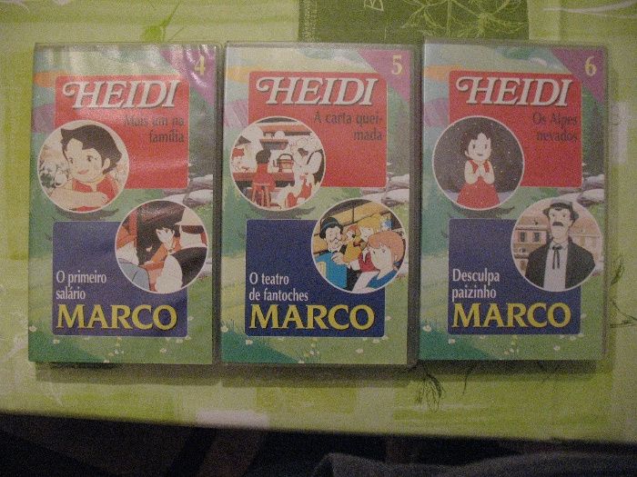 Colecção VHS Heidi e Marco