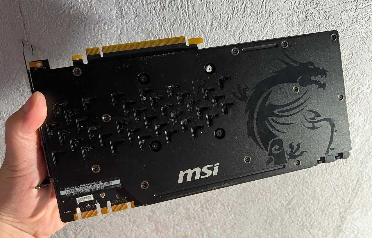 Видеокарта MSI GeForce GTX 1070 Gaming X 8GB