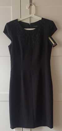 Monnari mała czarna sukienka klasyczna 40 L
