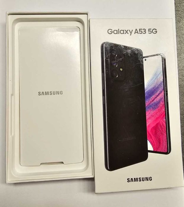 Samsung Galaxy A53 5G/Szkło ochronne/Dwa etui/zamiana iPhone 14 ProMax