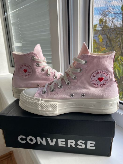 Кеды розовые 37 р.Converse (оригинал)