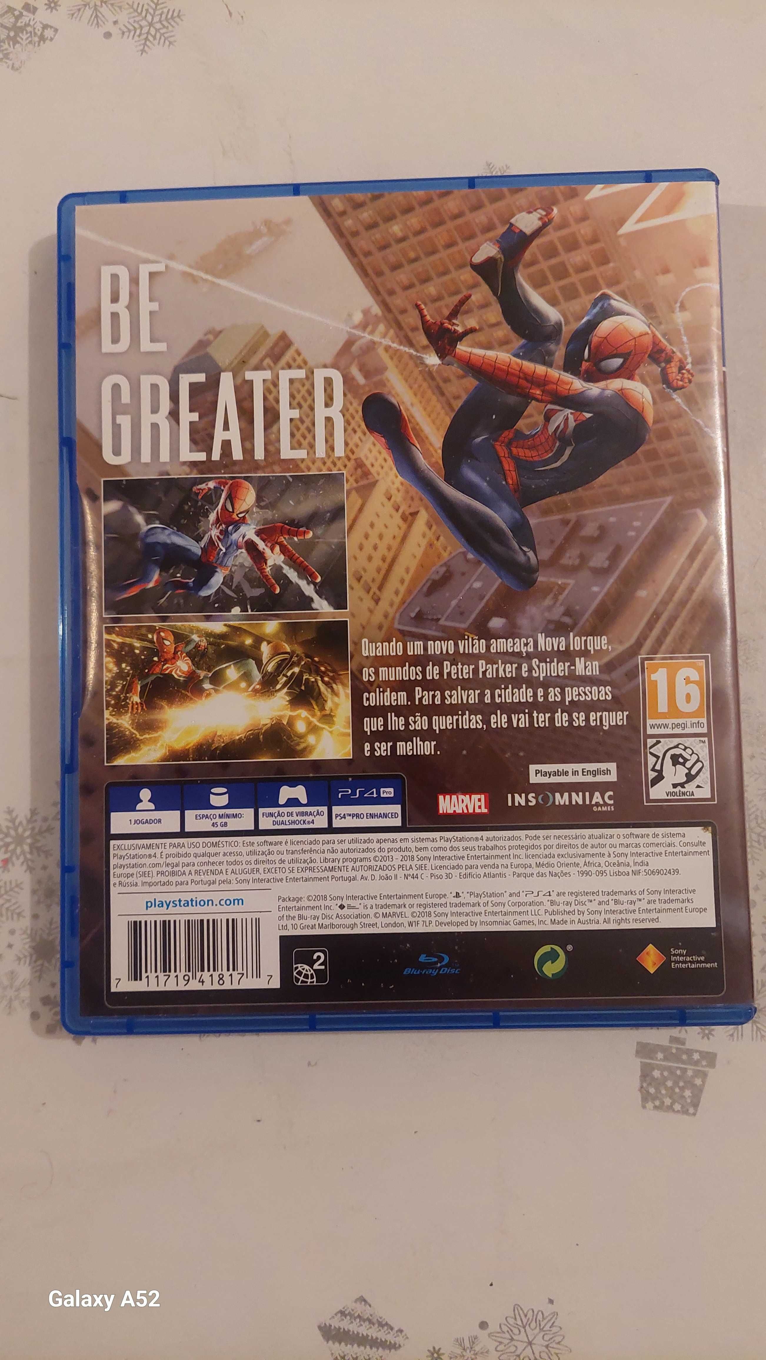 Vendo jogo Spider man e o jogo Days gone para a PS4