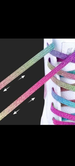 Эластичные ленивые шнурки без завязок с фиксатором. Шнурівки.