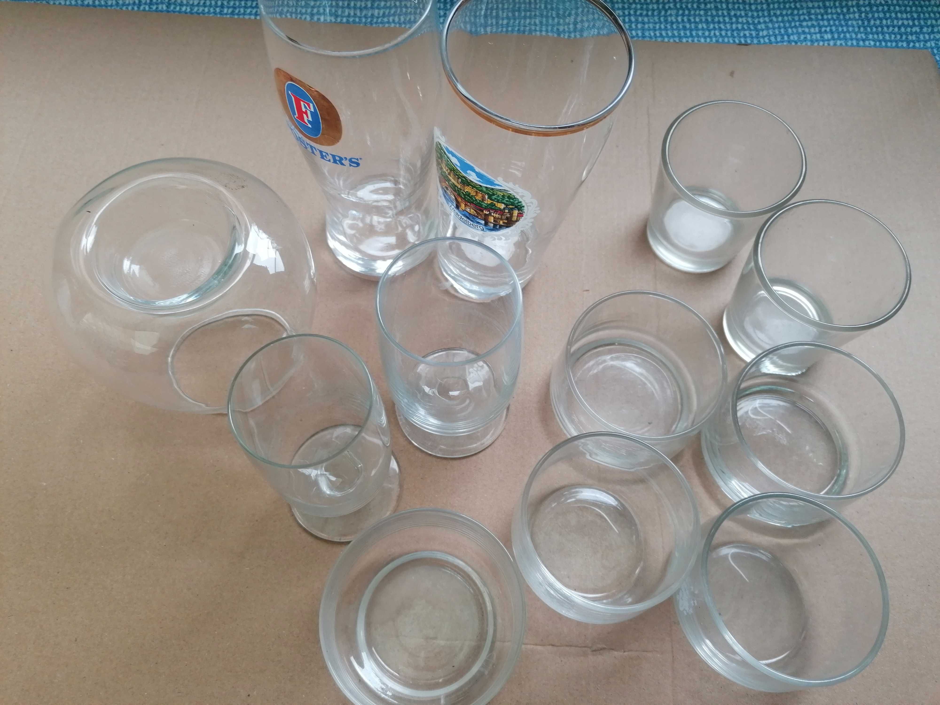 Lote de 12 copos de vidro