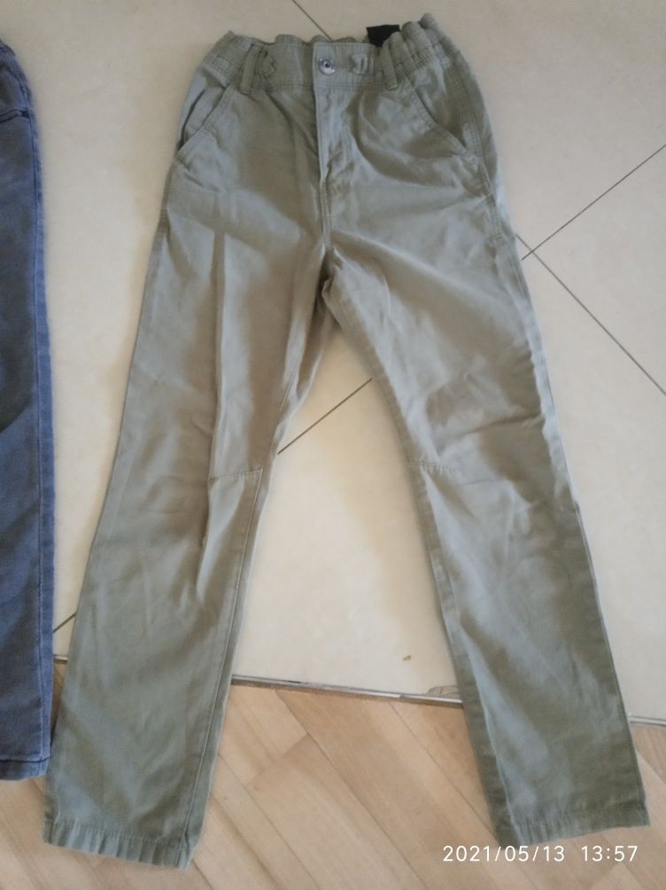 Spodnie H&M Reserved rozm. 128-134 cm