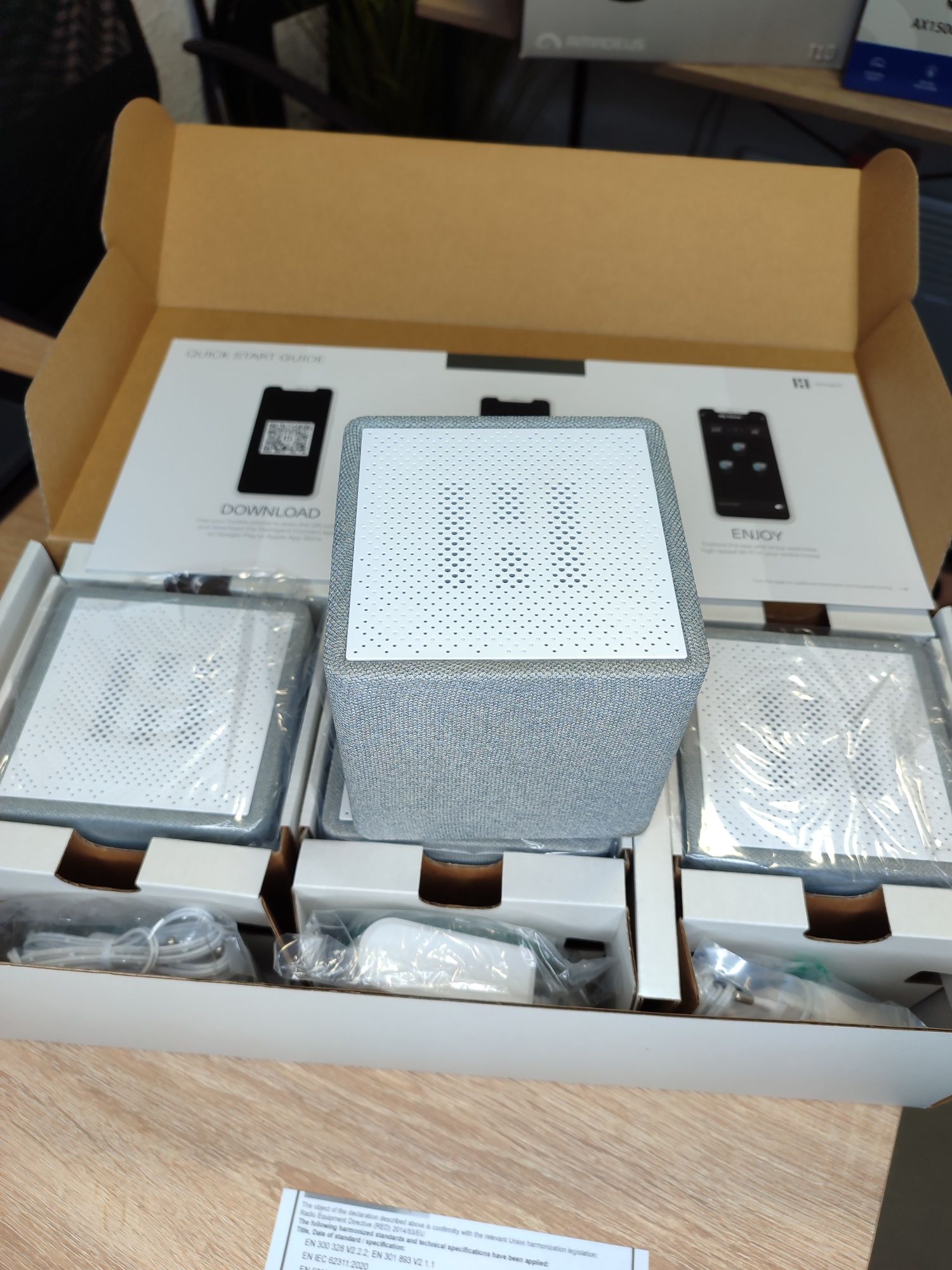 Роутер Heimgard Smart mesh Wi-Fi 6 mesh система, сірий (3 шт.)