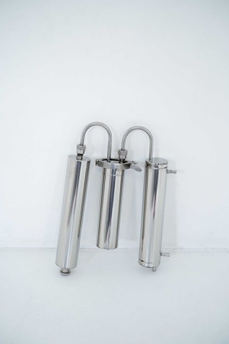 Аппарат дистиляційний СТАНДАРТ 50л. з двома сухопарниками Бімбер