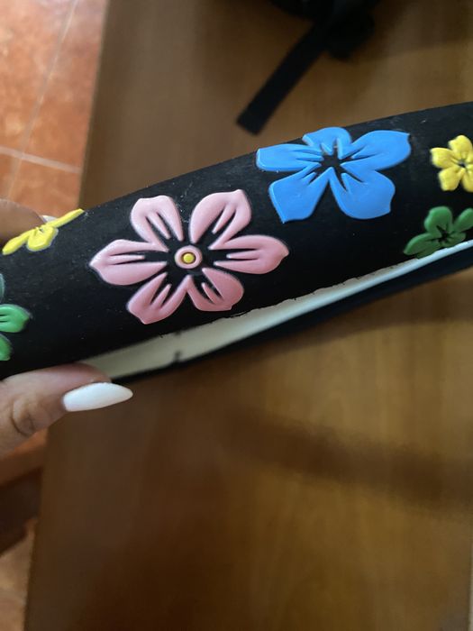 Capa de volante universal com flores