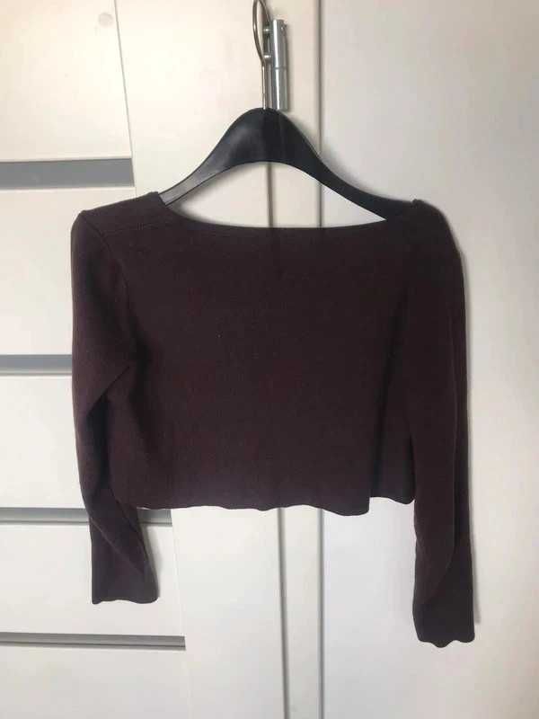 Sweter Damski brazowy shein