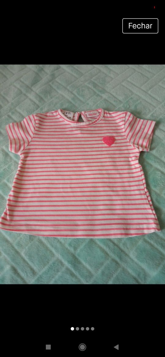 Roupa bebé menina 6-9 meses