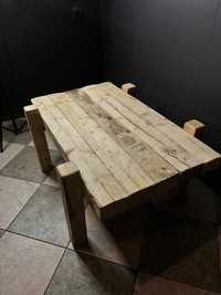 Деревянный стол лофт