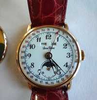 Lucien Rochat 18k triple date 1970-79 Złoty zegarek Swiss