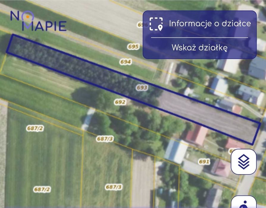 Działka 0,31,73 ha z wszystkimi mediami rolno - budowlana