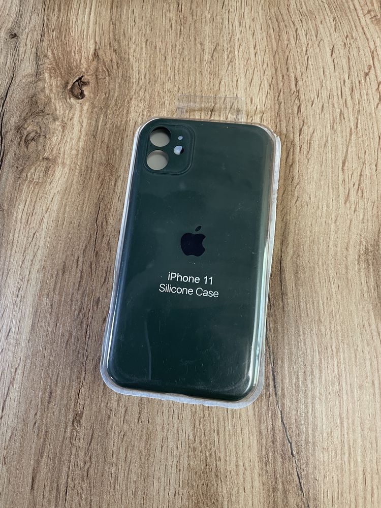 Чехол Silicone Case iPhone 11 (FullCamera закрытый низ и камера айфон)