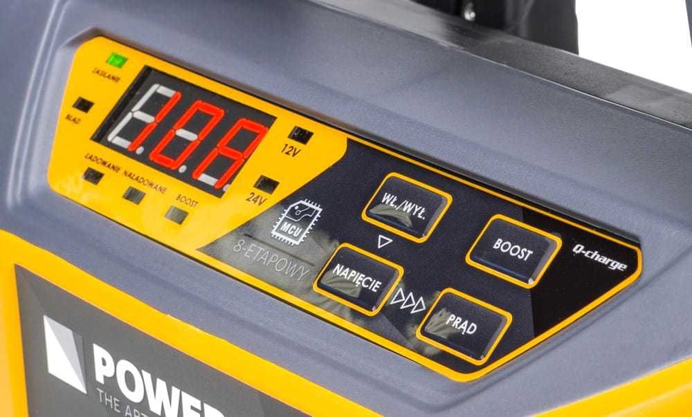 POWERMAT Prostownik Mikroprocesorowy Akumulatorowy 12v 24v PM-PM-30T