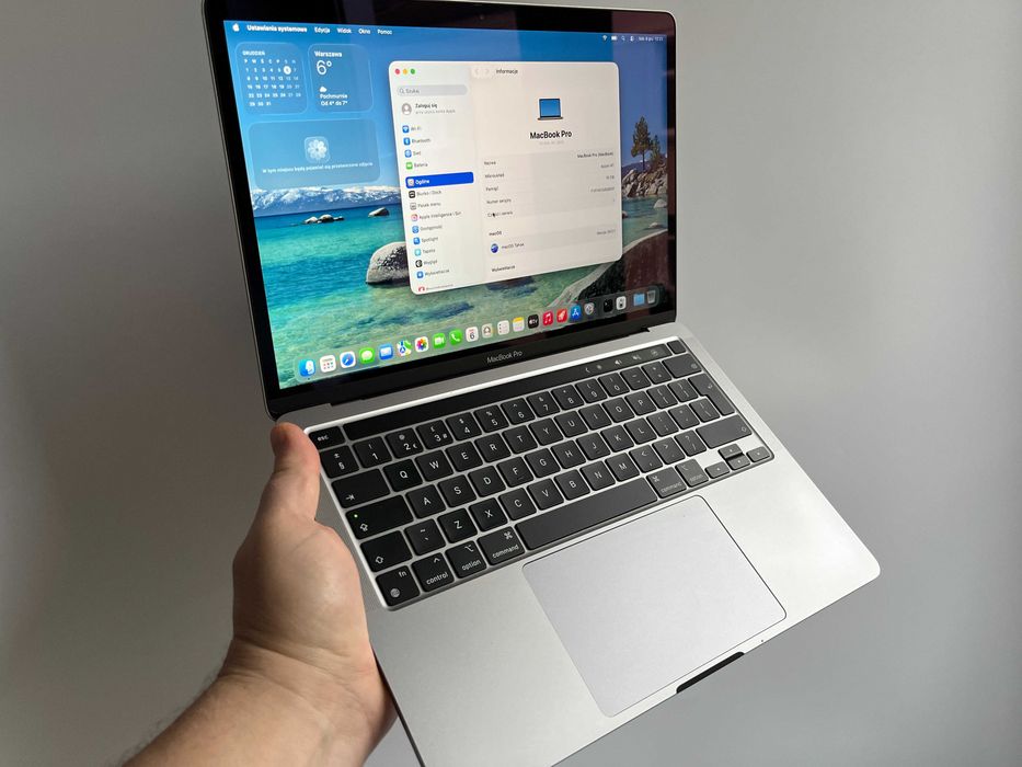 Laptop Apple Macbook PRO 13'' 2020 A2338 M1 8core 16/512GB FV23% szary