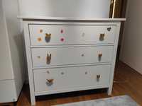 Komoda Hemnes biała - 3 szuflady