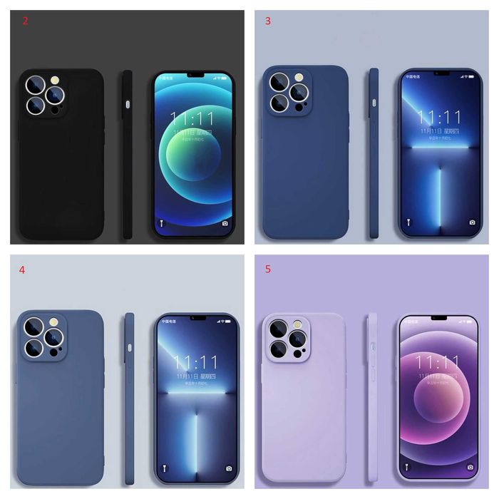 Чехол силиконовый квадратная форма Iphone 11 12 13 Pro max опт