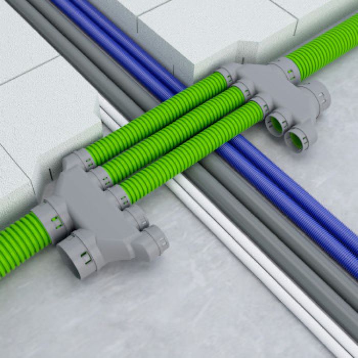 Przejściówki do mijania się rur - Rekuperacja