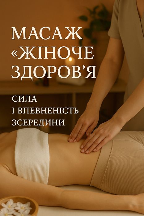 Масаж - різні техніки, великий досвід